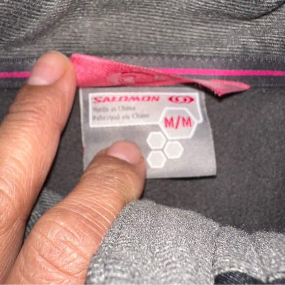 Salomon Fleece Windbreaker Shell Jacket - Picture 8 of 8